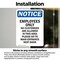 Signmission Employees Only No Customers Are OSHA Notice Sign, Vinyl Decal, 5in W x 7in L, 2PK OS-2PACK-NS-D-57-V-11997 - alternate 6